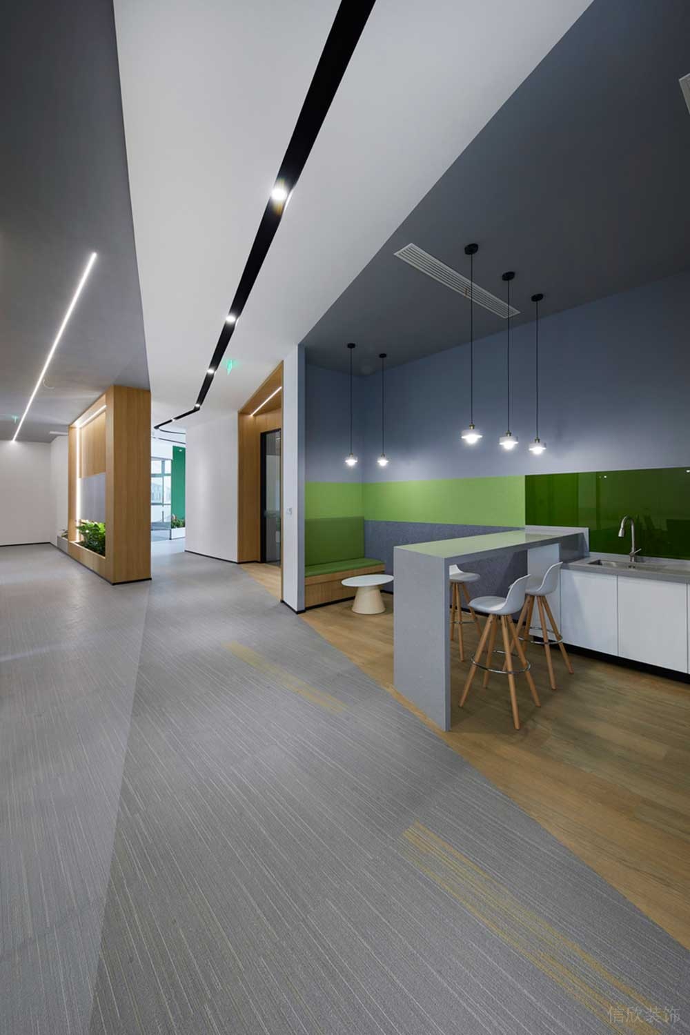 深圳市龍華區鴻榮源天俊現代簡約風格辦公室裝修茶水間 深圳市龍華區鴻榮源天俊現代簡約風格辦公室裝修茶水間