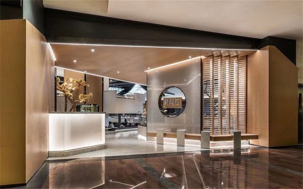 深圳寶安新中式餐廳門面裝修設計 深圳寶安新中式餐廳門面裝修設計