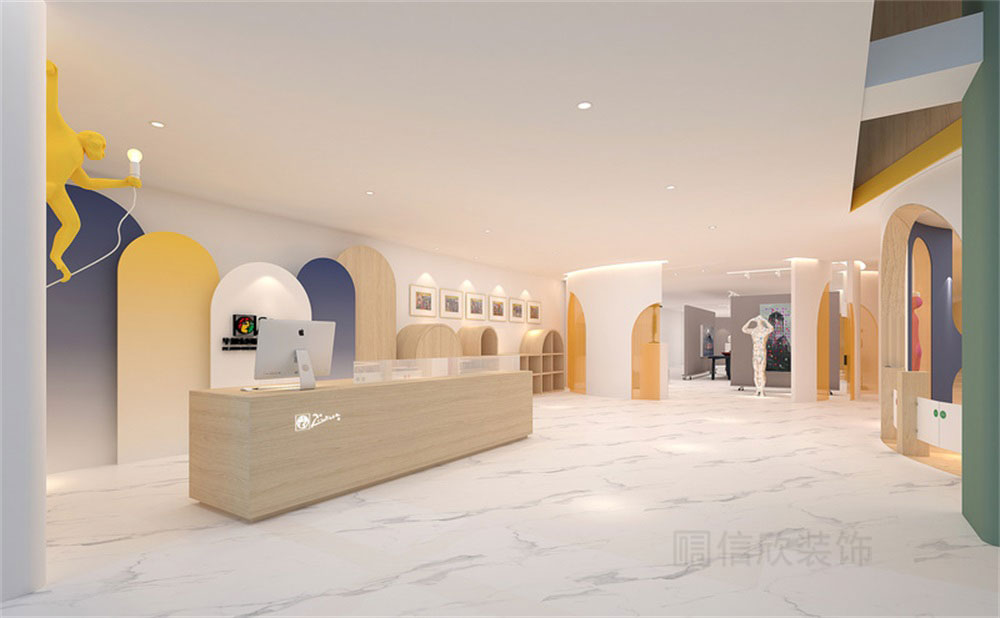 深圳市福田區(qū)華強美術(shù)培訓(xùn)學(xué)校畢加索國際美術(shù)教育前廳 深圳市福田區(qū)華強美術(shù)培訓(xùn)學(xué)校畢加索國際美術(shù)教育前廳