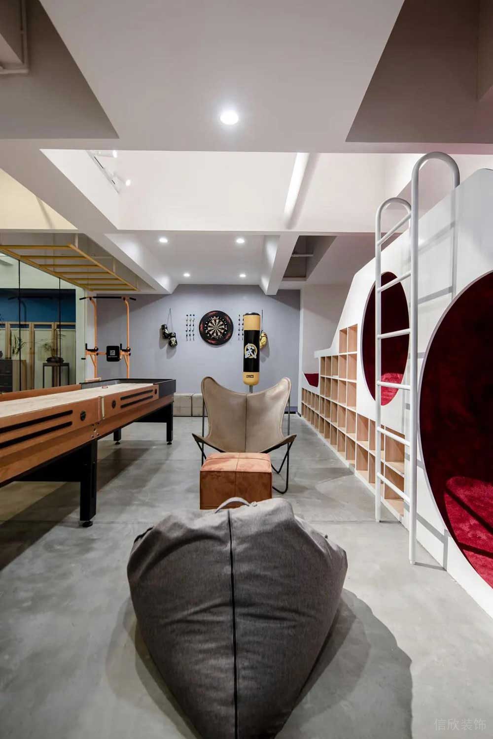 北歐風辦公空間休閑區(qū)裝修圖