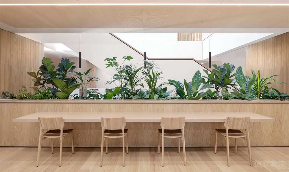 北歐風(fēng)格辦公場(chǎng)所案例綠植休閑區(qū)裝修圖