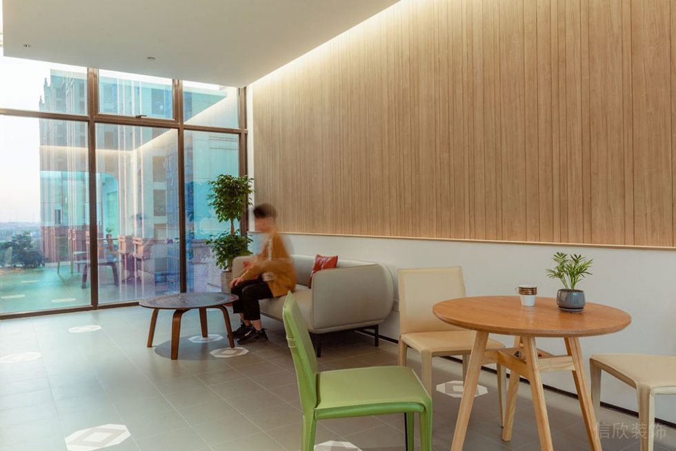 北歐風(fēng)格辦公室接待室裝修圖