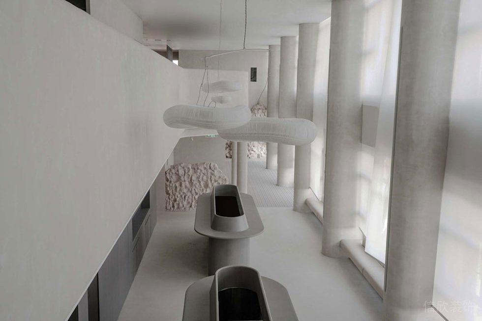 極簡風格商務辦公場所藝術(shù)休閑廳裝修圖