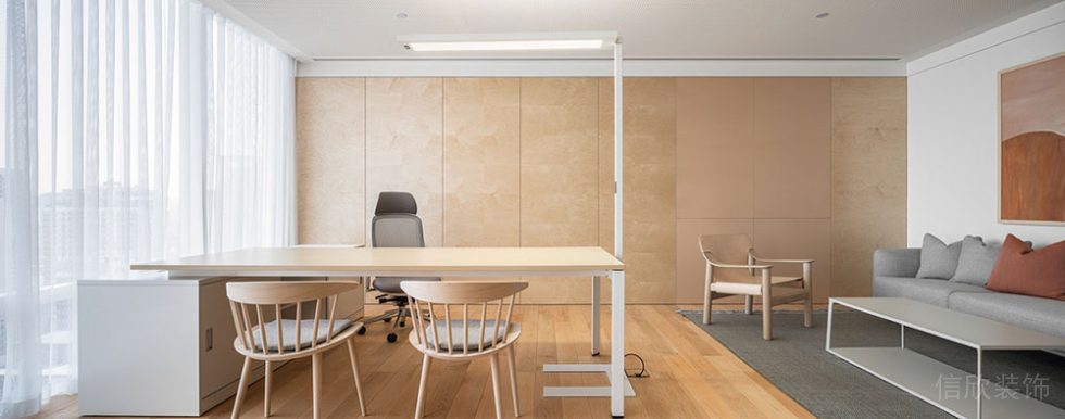 簡約北歐風商務辦公空間業務主管辦公室裝修圖