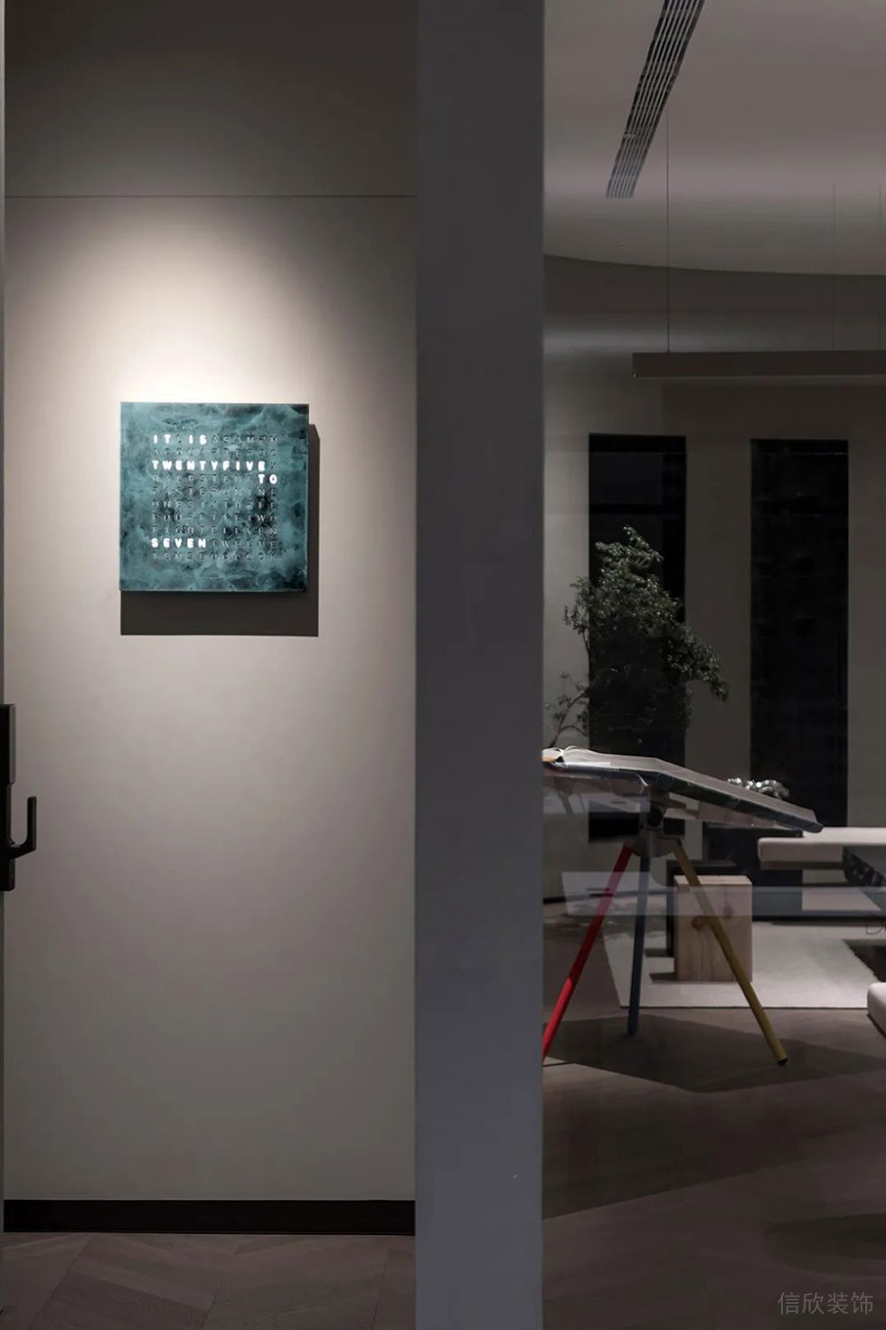 簡約風(fēng)格辦公空間過廊設(shè)計案例裝修圖