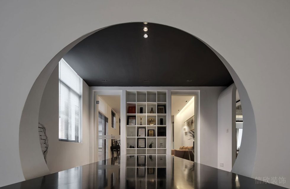 簡約風(fēng)格辦公空間特色洽談區(qū)裝修圖