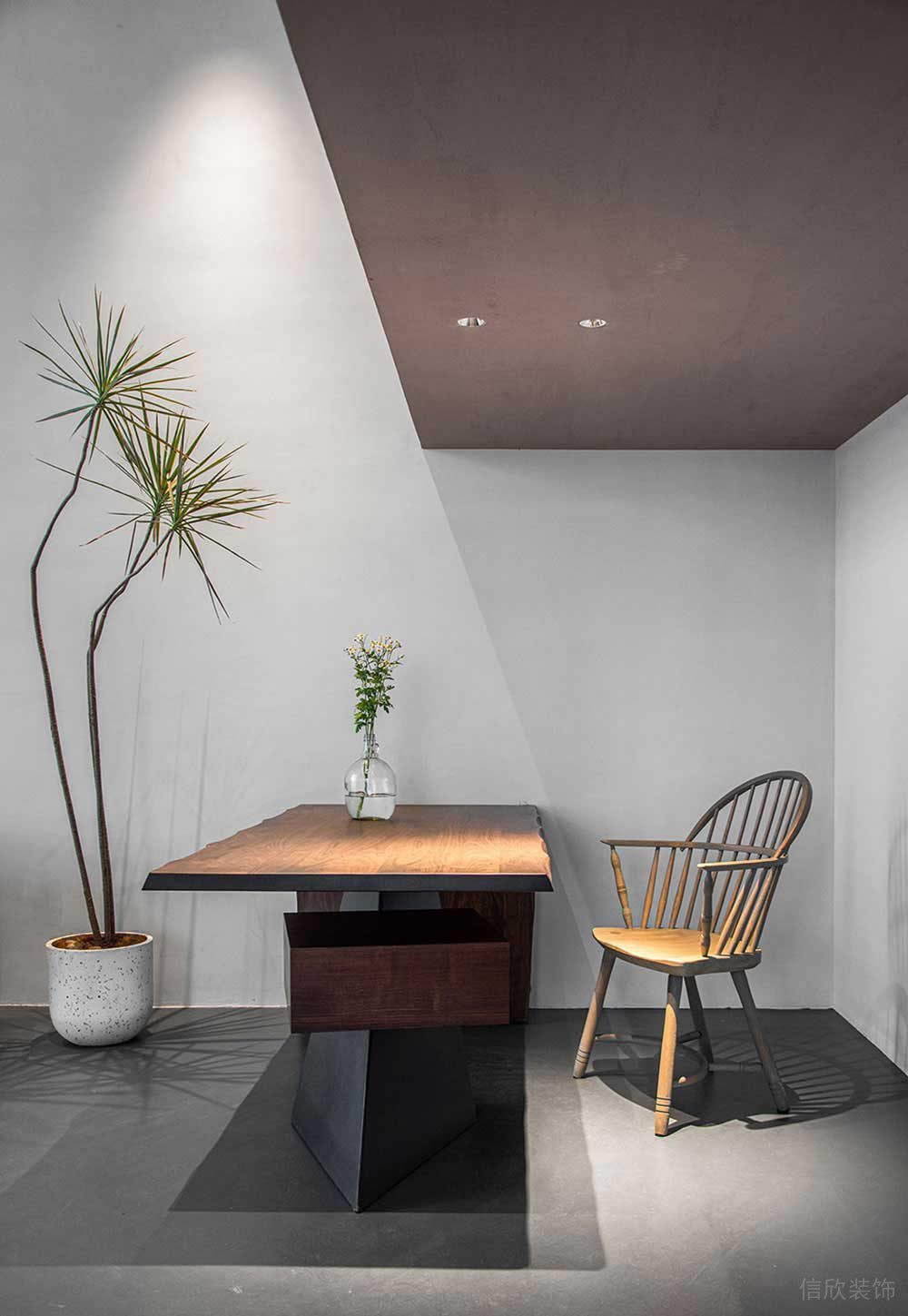 簡約風(fēng)格辦公室工作區(qū)設(shè)計裝修圖