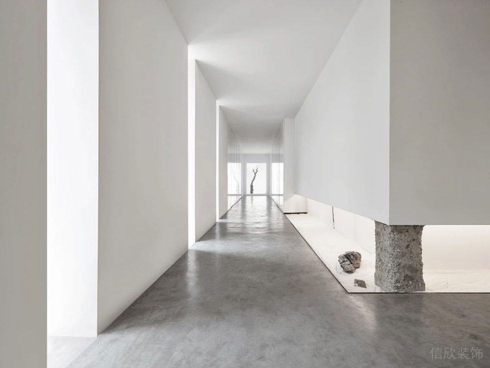 簡約風(fēng)格辦公室項目走廊空間裝修圖