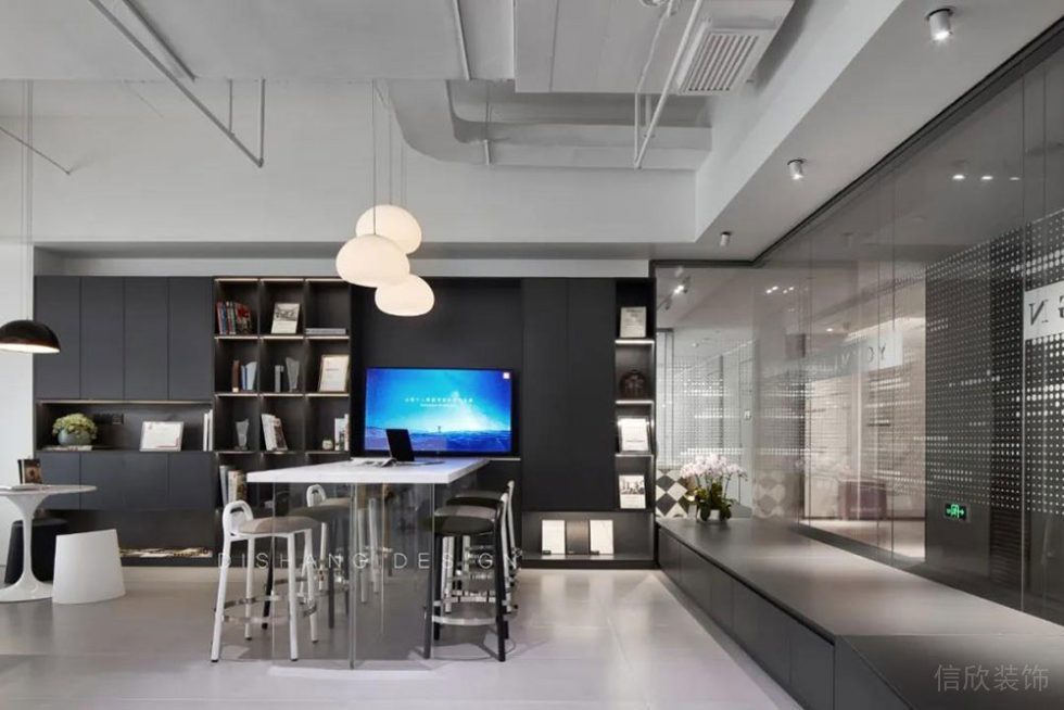 現(xiàn)代風格辦公場所案例多功能商務洽談室設(shè)計裝修圖