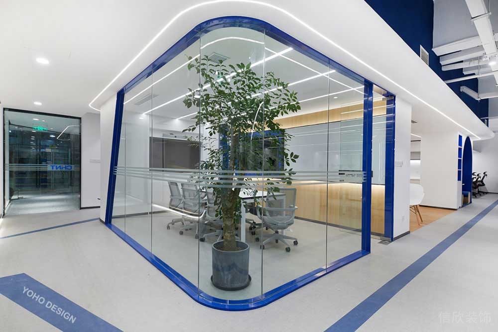 現(xiàn)代風格辦公場所案例商務洽談會客室設(shè)計裝修圖