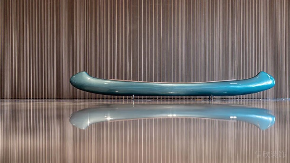 現(xiàn)代風格商務辦公辦公室大堂休息區(qū)設(shè)計裝修圖