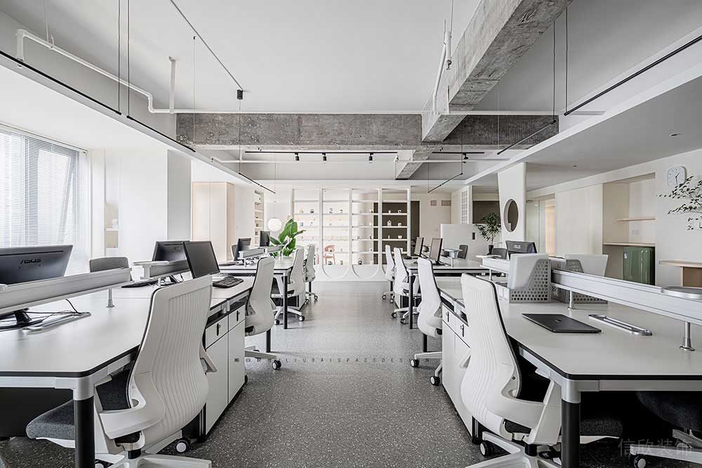 現(xiàn)代工業(yè)風(fēng)商務(wù)辦公空間設(shè)計裝修圖