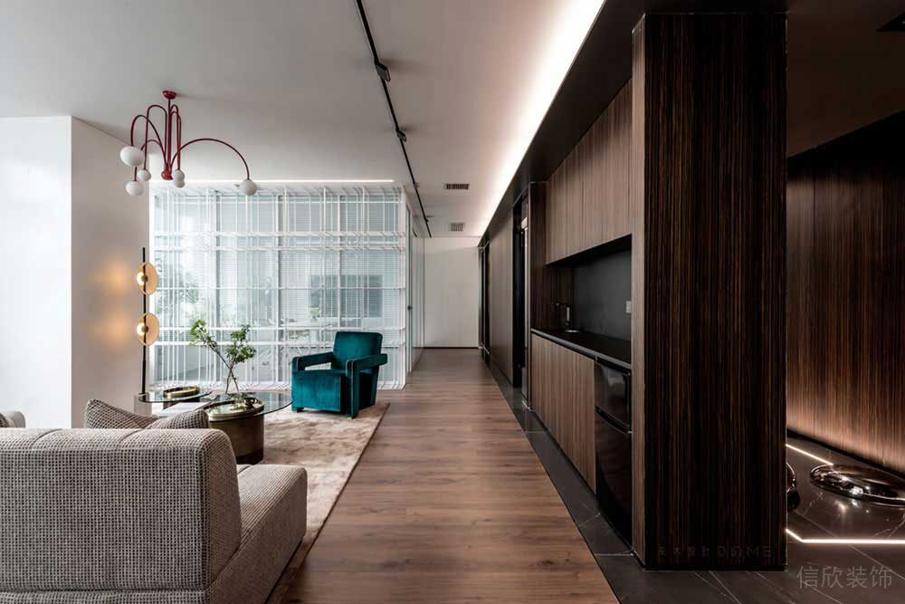 現(xiàn)代簡約風(fēng)格辦公空間案例休閑接待區(qū)過道設(shè)計(jì)裝修圖