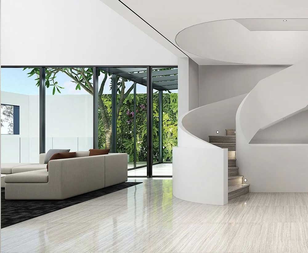 現代簡約風格辦公室樓梯廳休閑區裝修圖