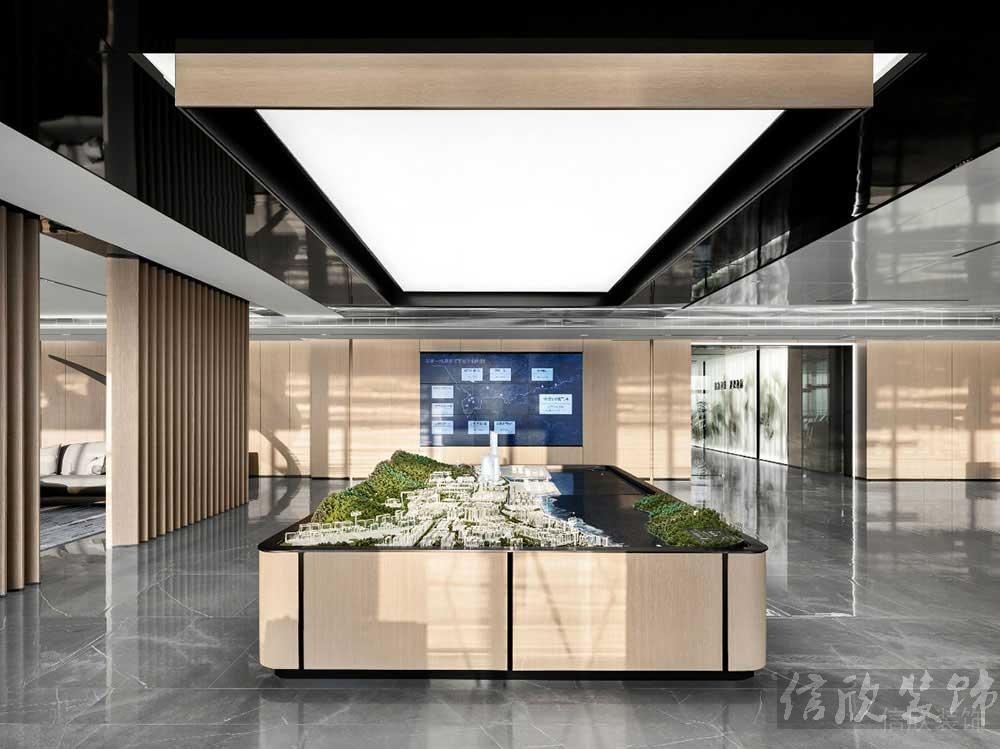 現(xiàn)代簡(jiǎn)約風(fēng)格商務(wù)辦公室展廳裝修圖