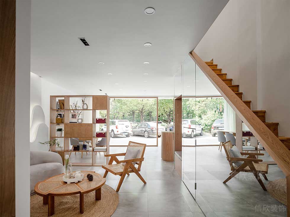 深圳福田美容養(yǎng)生店樓梯裝修設(shè)計 深圳福田美容養(yǎng)生店樓梯裝修設(shè)計