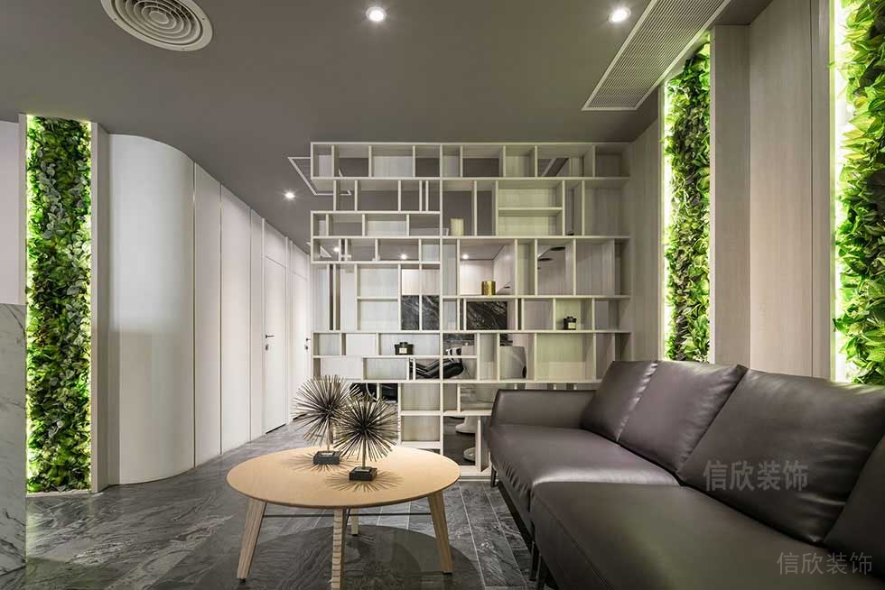 深圳羅湖田園風美發(fā)店洽談區(qū)裝修設計 深圳羅湖田園風美發(fā)店洽談區(qū)裝修設計