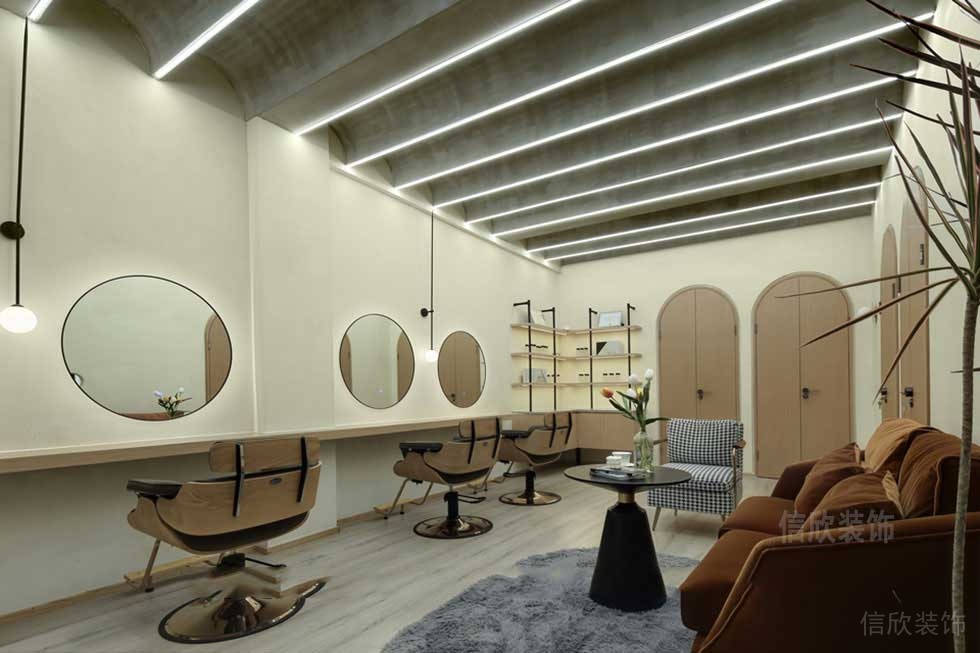 深圳福田美容美發SPA館二層造型區裝修設計 深圳福田美容美發SPA館二層造型區裝修設計