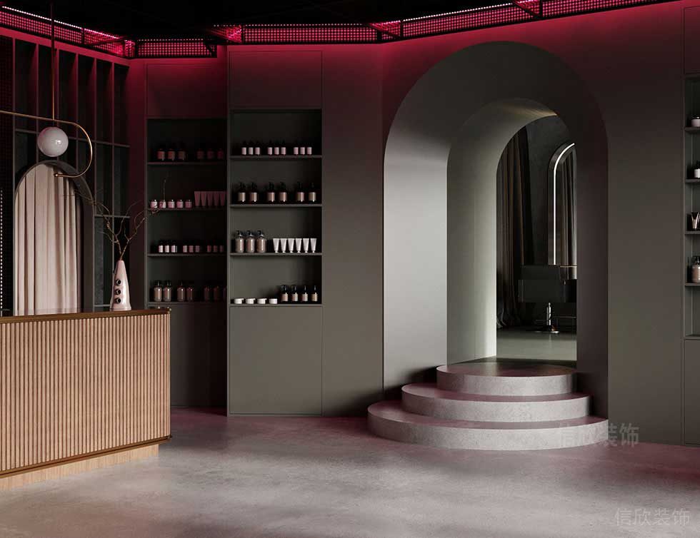 深圳龍崗北歐輕奢美發(fā)店大廳裝修設(shè)計(jì) 深圳龍崗北歐輕奢美發(fā)店大廳裝修設(shè)計(jì)