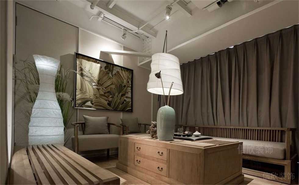 玉石工藝展廳洽談室裝修設計 玉石工藝展廳洽談室裝修設計