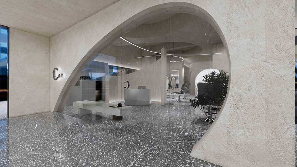 深圳I iCare美發沙龍前廳裝修設計 深圳I iCare美發沙龍前廳裝修設計