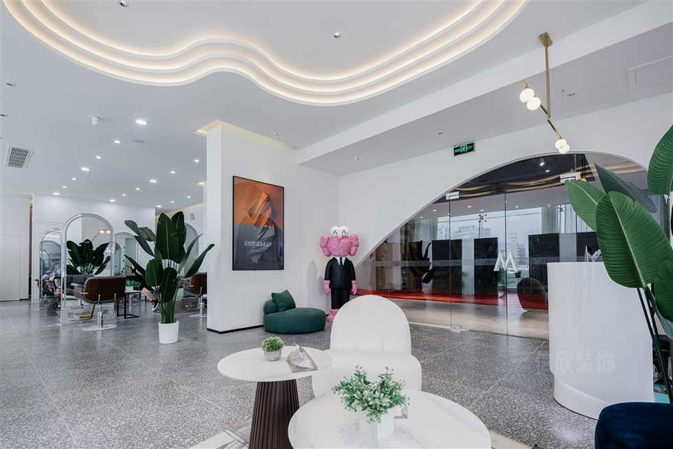 深圳大型高端美發(fā)沙龍洽談區(qū)裝修設(shè)計(jì) 深圳大型高端美發(fā)沙龍洽談區(qū)裝修設(shè)計(jì)