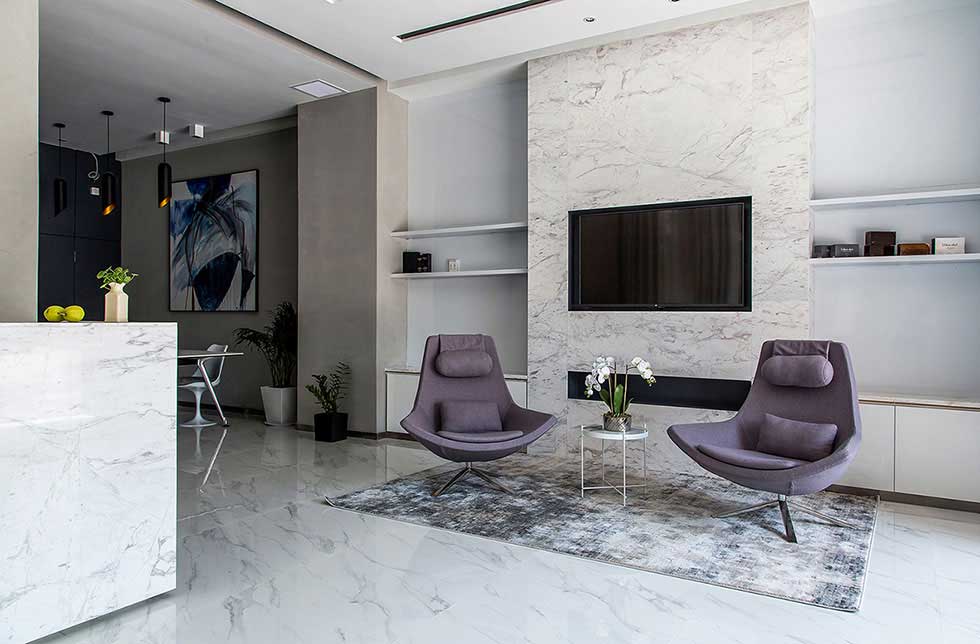 深圳福田美容店休息區裝修設計