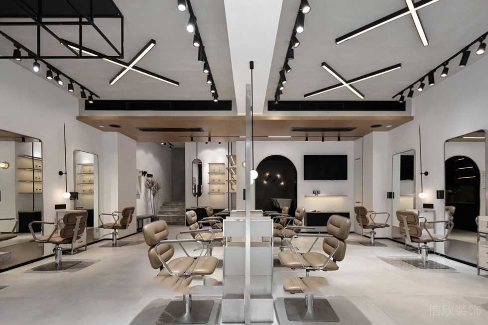 深圳福田美容美發SPA館一樓大廳裝修設計 深圳福田美容美發SPA館一樓大廳裝修設計