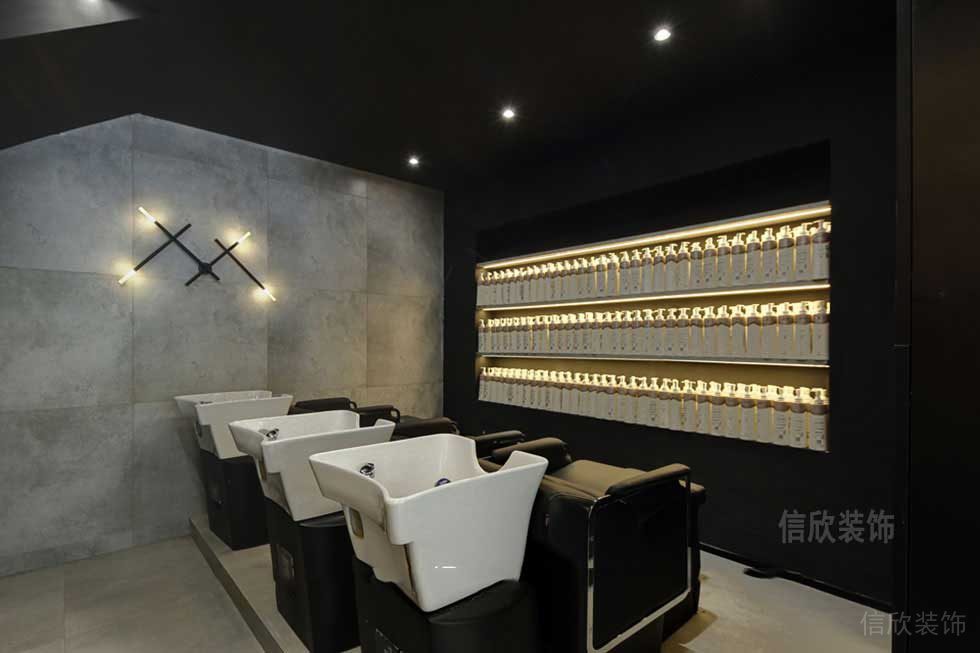 深圳福田美容美發SPA館洗頭區裝修設計 深圳福田美容美發SPA館洗頭區裝修設計