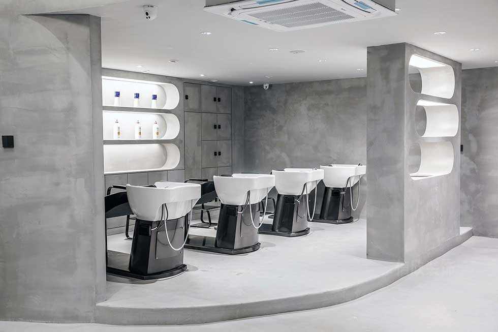 深圳南山高端美容美發店洗頭區裝修 深圳南山高端美容美發店洗頭區裝修