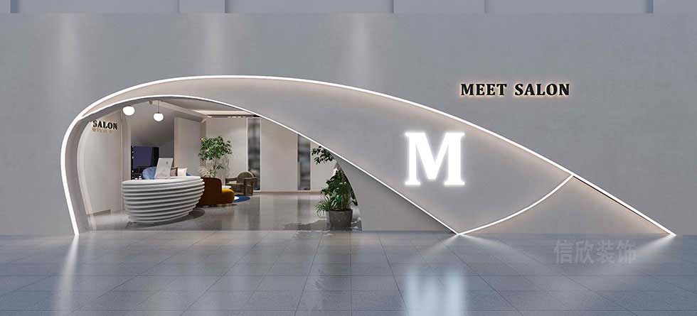 深圳大型高端美發(fā)沙龍外立面裝修設(shè)計(jì) 深圳大型高端美發(fā)沙龍外立面裝修設(shè)計(jì)