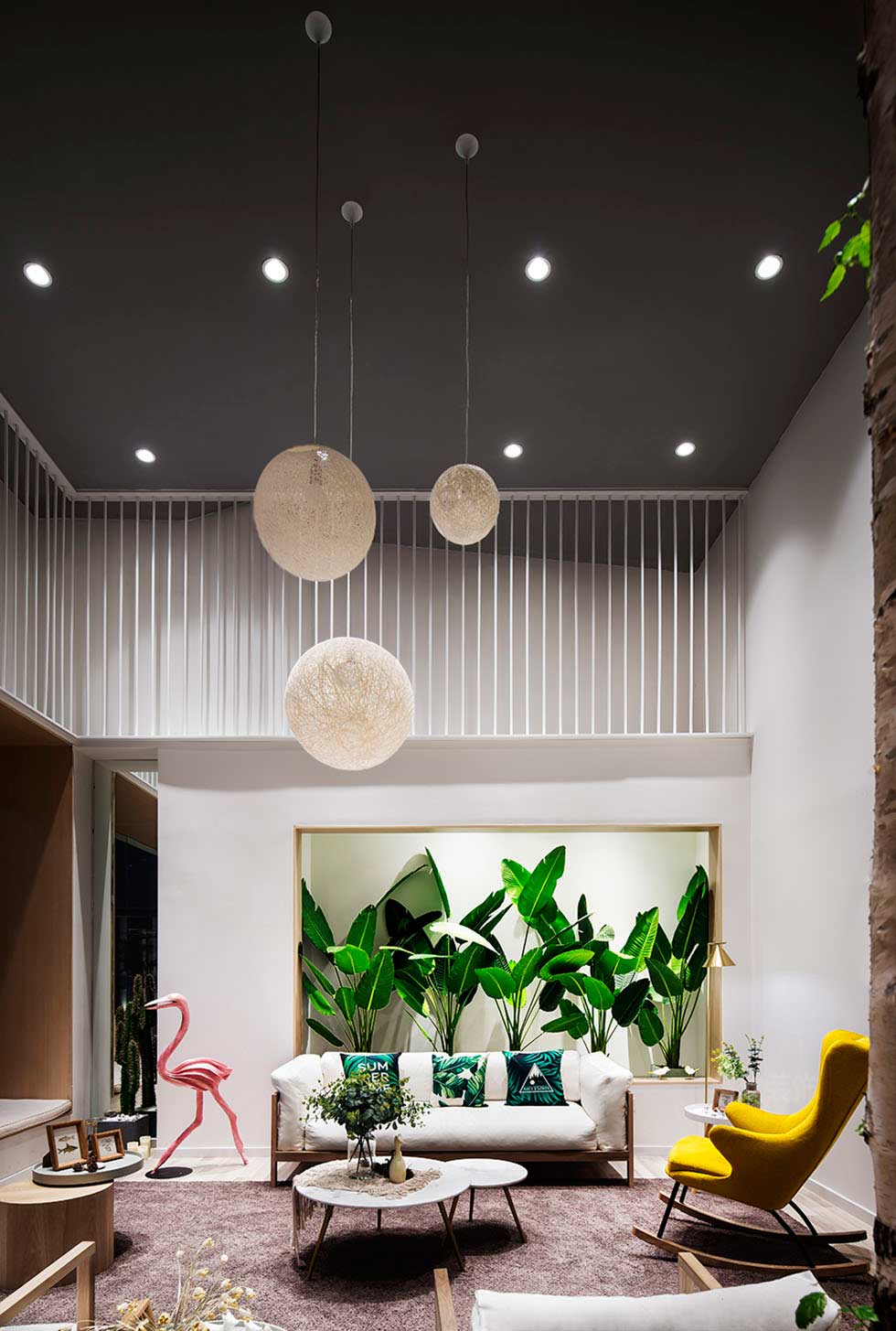 深圳美睫中心休息區裝修設計