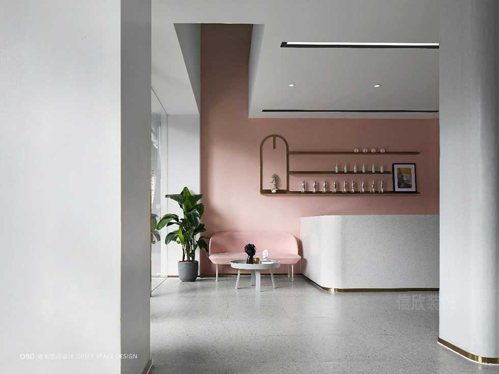 深圳羅湖時尚發(fā)型會所裝修接待區(qū)實景案例 深圳羅湖時尚發(fā)型會所裝修接待區(qū)實景案例