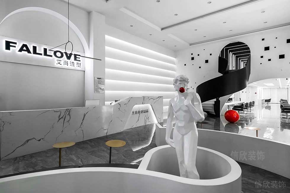 深圳羅湖美發(fā)設(shè)計(jì)工作室沙龍前臺裝修工程 深圳羅湖美發(fā)設(shè)計(jì)工作室沙龍前臺裝修工程