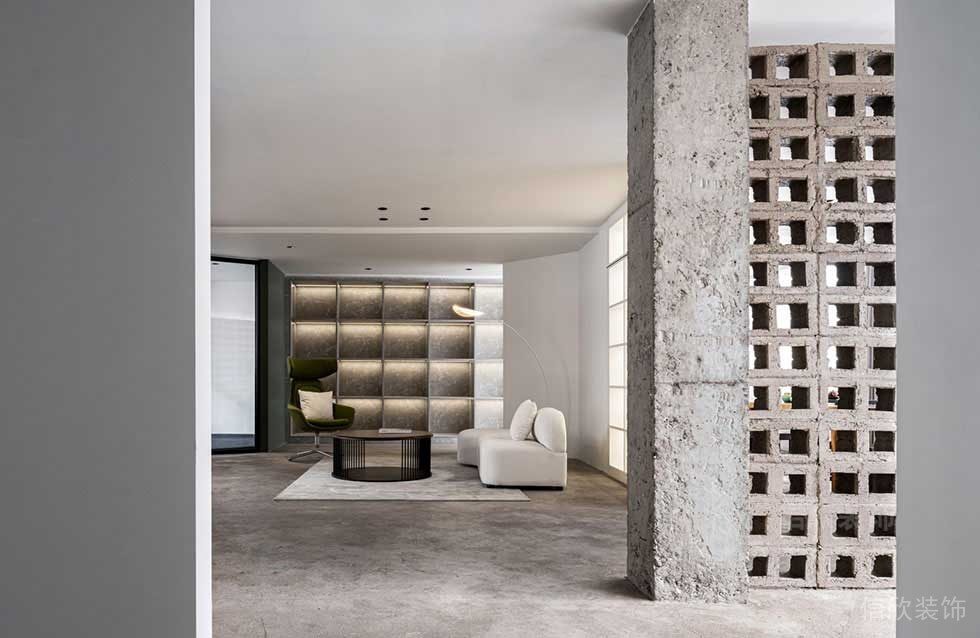 工業(yè)風墻體鏤空設(shè)計圖工業(yè)風裝修大廳效果