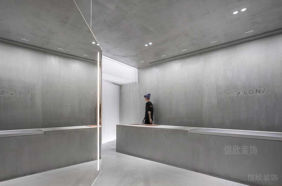 灰色簡約風(fēng)現(xiàn)代燈飾設(shè)計效果圖辦公室過道