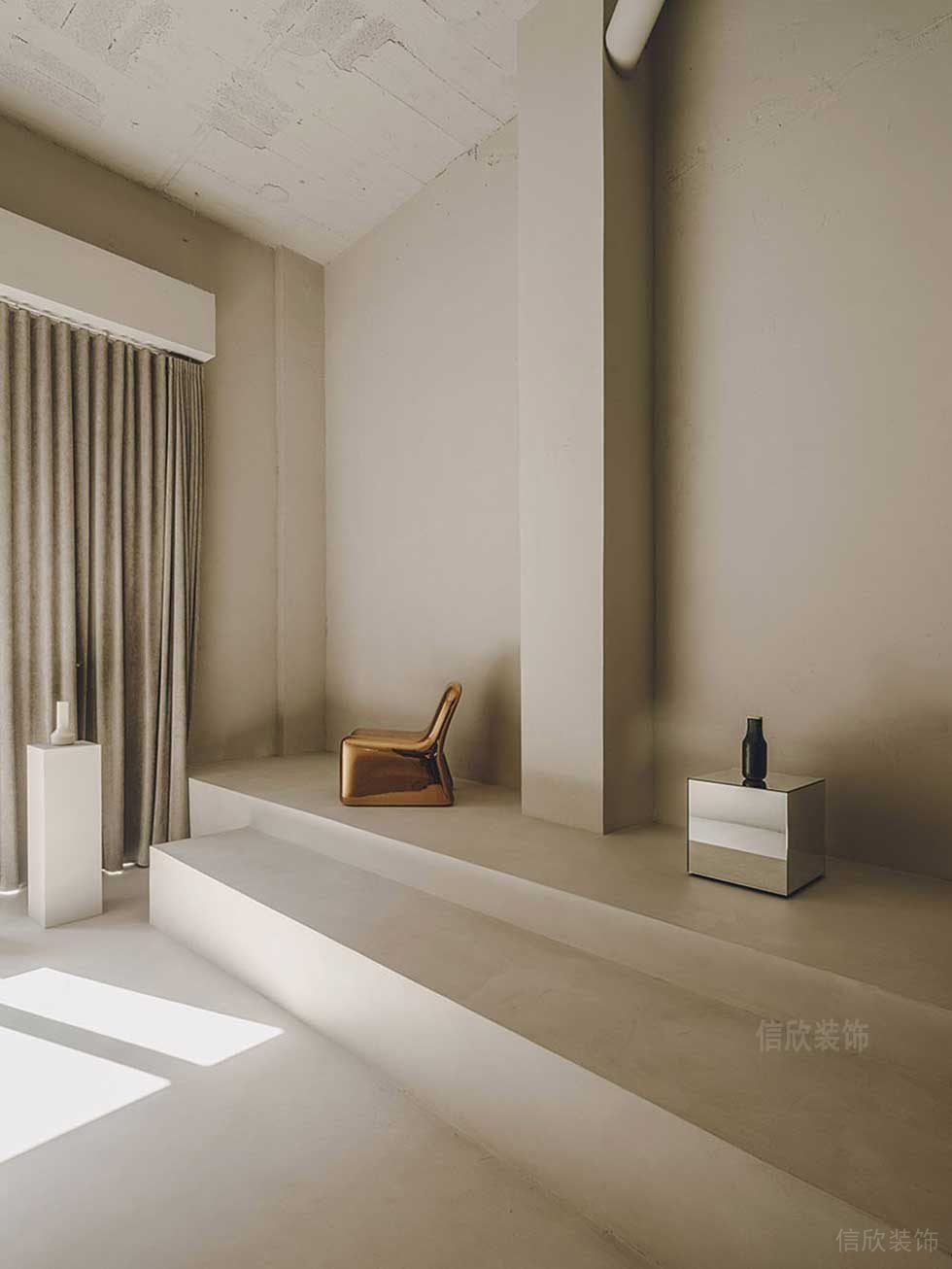 極簡(jiǎn)風(fēng)格辦公室案例階梯式休息區(qū)裝修圖