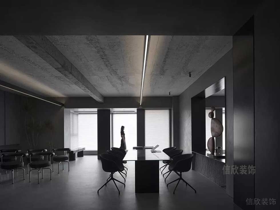 極簡(jiǎn)風(fēng)格辦公室會(huì)議廳裝修圖