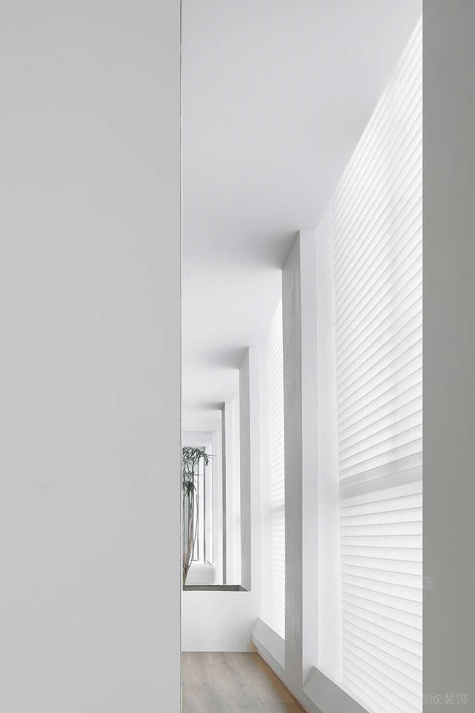 極簡風(fēng)格辦公室走廊設(shè)計(jì)圖