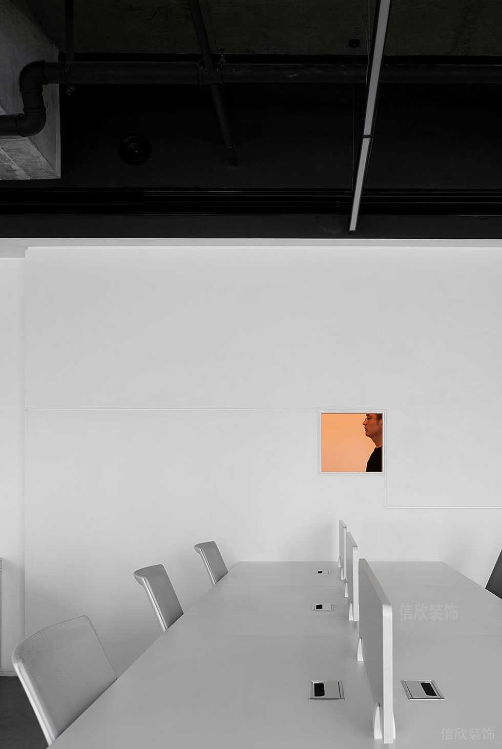 極簡風(fēng)格商務(wù)公司辦公區(qū)裝修圖