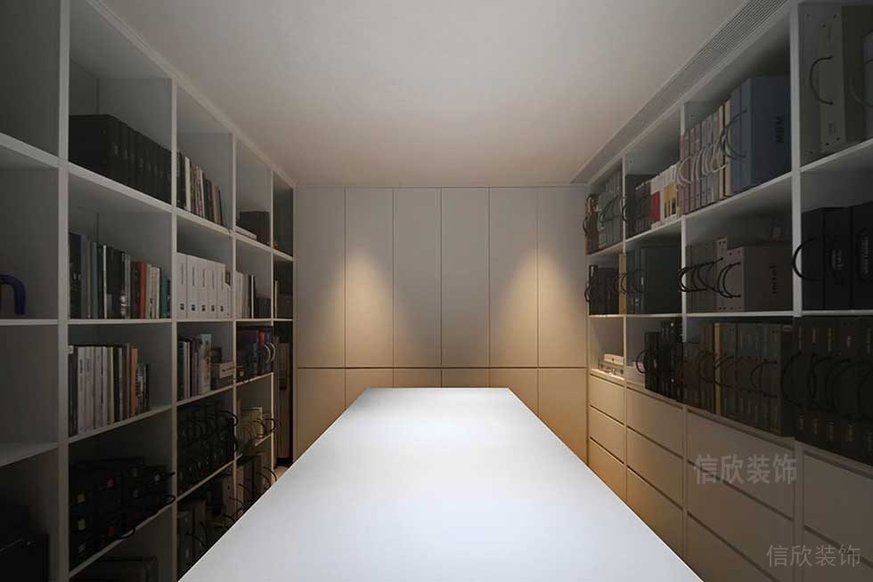 簡約風(fēng)格辦公空間資料樣板選樣室裝修圖