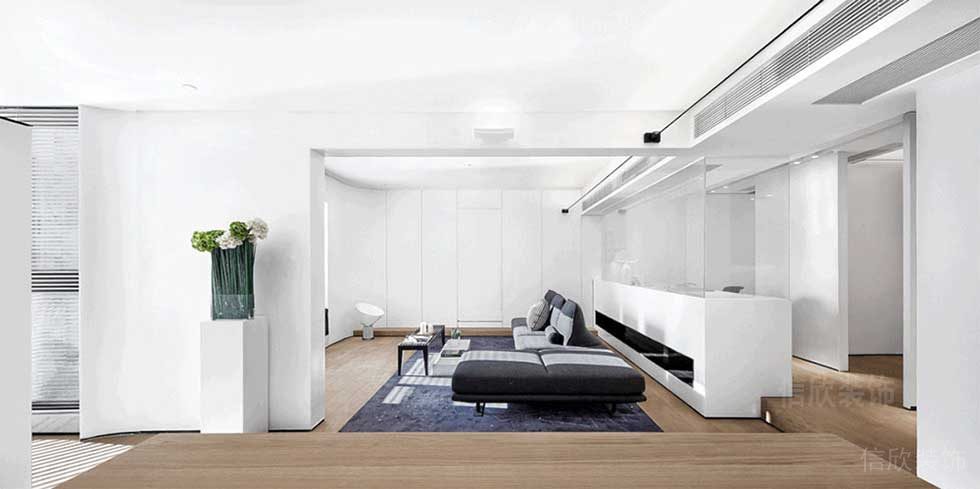 簡約風格辦公室會客接待區(qū)裝修圖