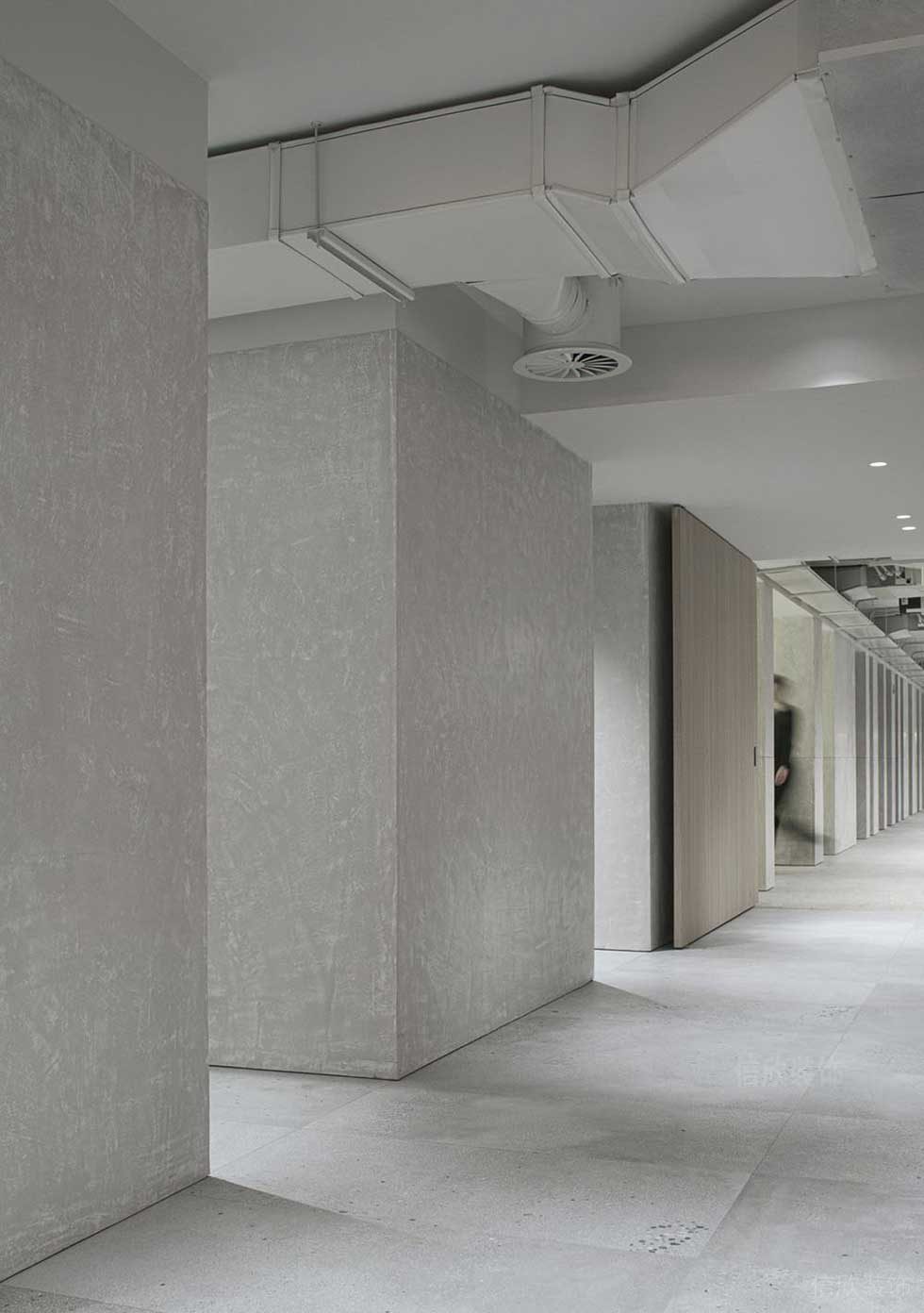 簡(jiǎn)約風(fēng)格商務(wù)辦公室走廊設(shè)計(jì)圖