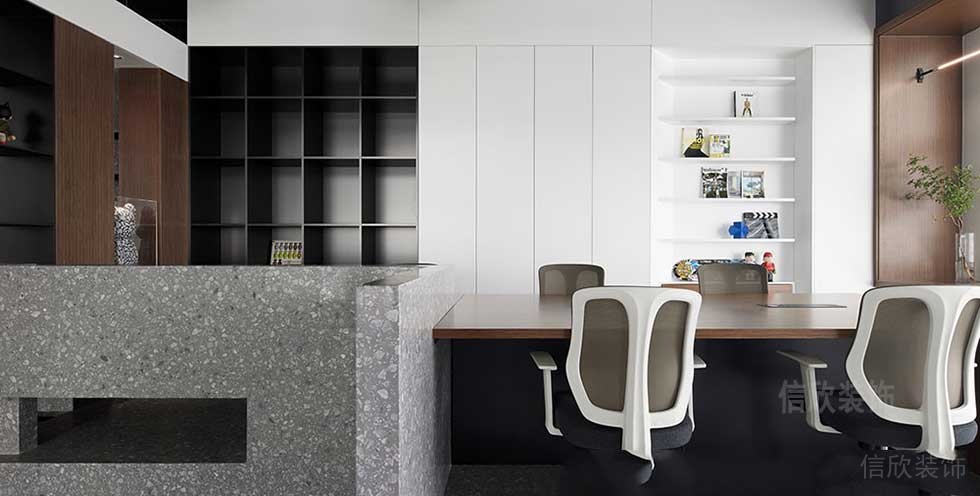 簡(jiǎn)約風(fēng)格商務(wù)機(jī)構(gòu)公司辦公區(qū)效果圖