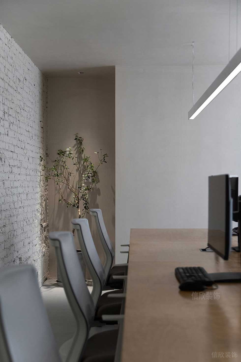 簡(jiǎn)約風(fēng)格商務(wù)公司案例辦公區(qū)設(shè)計(jì)圖