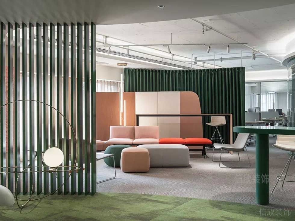 現(xiàn)代北歐風(fēng)辦公室休閑廳設(shè)計(jì)圖