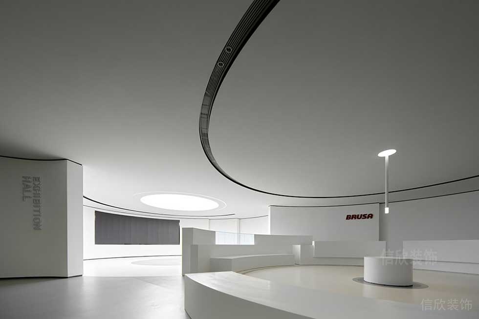 現(xiàn)代簡約風(fēng)格辦公空間階梯式休閑廳設(shè)計圖