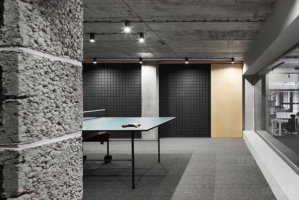 現(xiàn)代簡約風(fēng)格辦公空間休閑活動室裝修圖