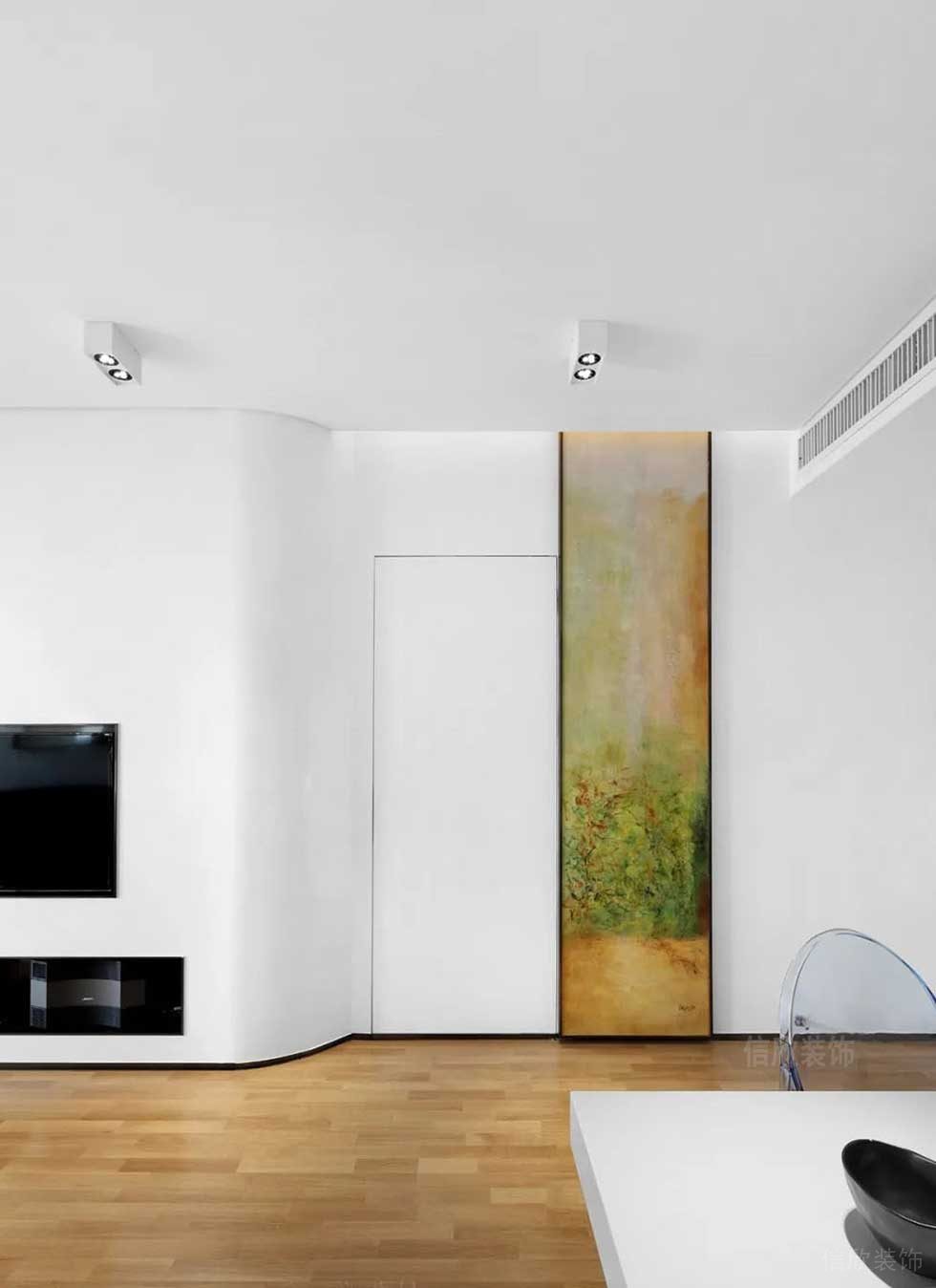 現(xiàn)代簡約風(fēng)格辦公空間影音休閑室效果圖