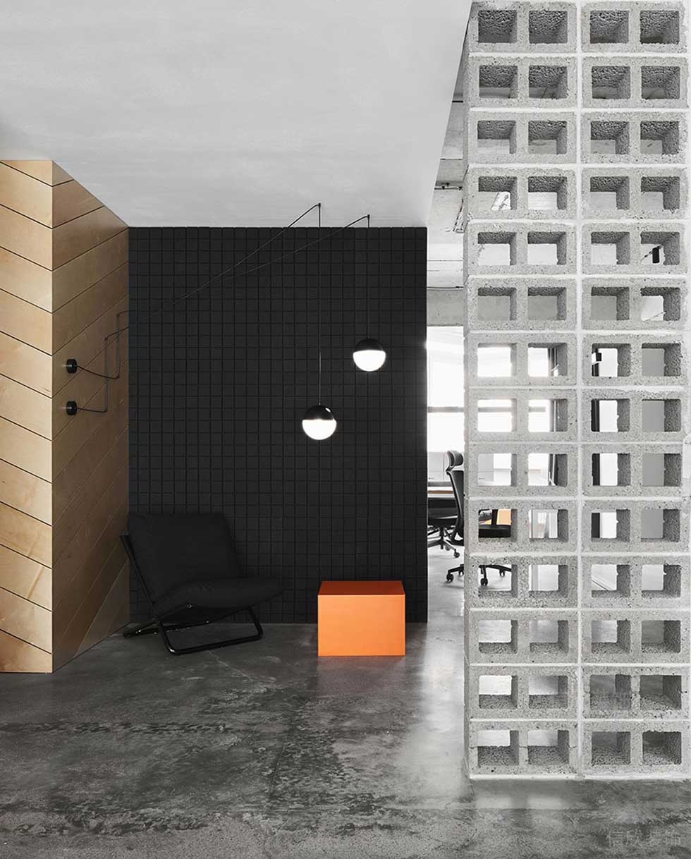 現(xiàn)代簡約風(fēng)格辦公室案例休息區(qū)裝修圖